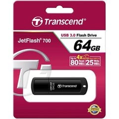 USB накопель Transcend JF700 64GB USB3.0 цена и информация | USB накопители | pigu.lt
