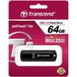 Atmintukas Transcend JF700 64GB USB3.0 Juodas цена и информация | USB laikmenos | pigu.lt