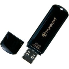Atmintukas Transcend JF700 64GB USB3.0 Juodas kaina ir informacija | USB laikmenos | pigu.lt