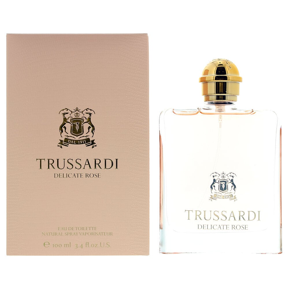 Tualetinis vanduo Trussardi Delicate Rose EDT moterims, 100 ml kaina ir informacija | Kvepalai moterims | pigu.lt