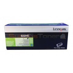 Lexmark 622HE (62D2H0E) Corporate, черный картридж для лазерных принтеров, 25 000 страниц цена и информация | Картриджи для лазерных принтеров | pigu.lt