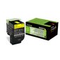 Lexmark 80x Yellow Toner Cartridge High Corporate (3K) for CX410de / CX410dte / CX410e / CX510de / CX510dhe / CX510dthe kaina ir informacija | Kasetės lazeriniams spausdintuvams | pigu.lt