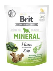 Brit Functional Snack Mineral Ham Puppy 150г цена и информация | Лакомства для собак | pigu.lt