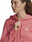 Džemperis moterims Adidas W Lin Ft Fz Hd, rožinis цена и информация | Džemperiai moterims | pigu.lt