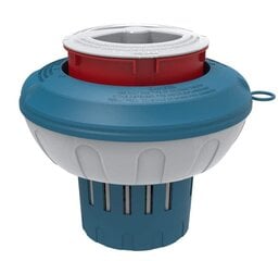 Плавающий дозатор с индикатором, для 200гр таблеток, Blue Line, 20cm цена и информация | Химия для бассейнов | pigu.lt