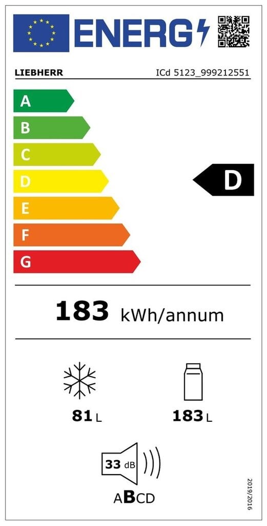 Liebherr ICd 5123 Plus цена и информация | Šaldytuvai | pigu.lt