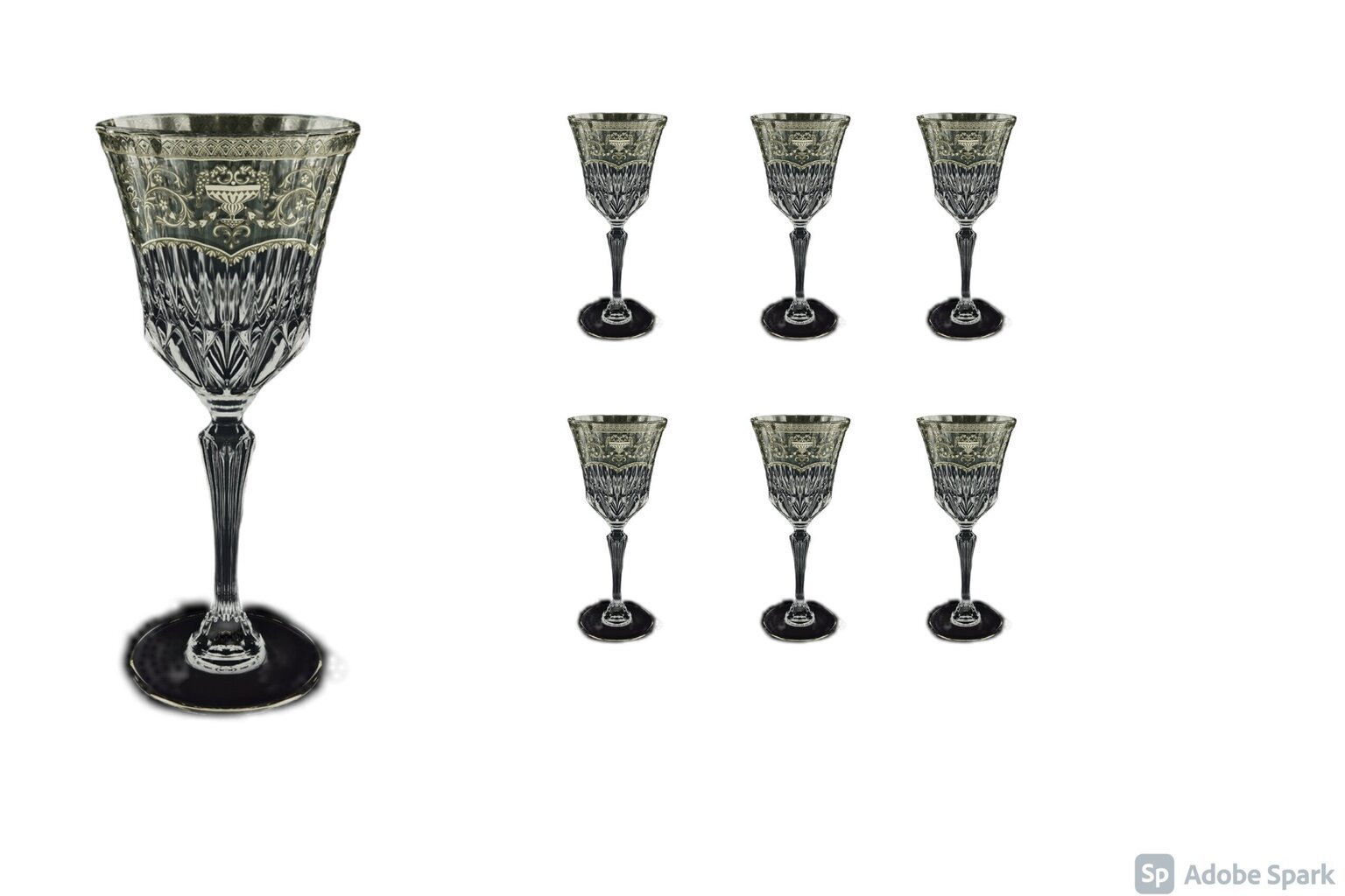 Adagio taurių rinkinys, 6 vnt kaina ir informacija | Taurės, puodeliai, ąsočiai | pigu.lt
