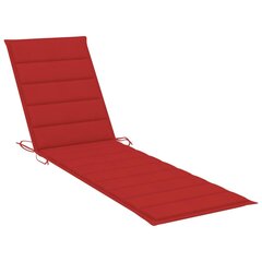 Saulės gulto čiužinukas, 200x50x4 cm, raudonas kaina ir informacija | Pagalvės, užvalkalai, apsaugos | pigu.lt