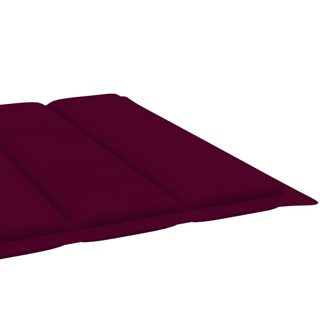 Saulės gulto čiužinukas, 200x70x4 cm, raudonas kaina ir informacija | Pagalvės, užvalkalai, apsaugos | pigu.lt