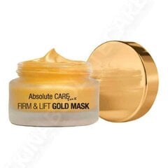 Укрепляющая маска для лица Absolute Care 24 karat Gold Firm & Lift 50 мл. цена и информация | Маски для лица, патчи для глаз | pigu.lt