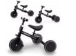 Balansinis dviratukas, triratukas, Kidwell 3in1, juodas kaina ir informacija | Balansiniai dviratukai | pigu.lt