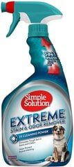 Simple Solution Extreme valiklis ypač stipriems kvapams ir demėms 945 ml цена и информация | Средства по уходу за животными | pigu.lt