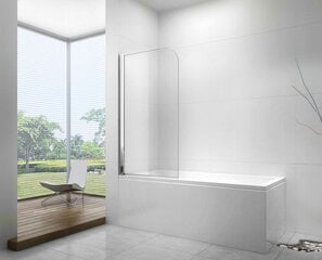 Akrilinė vonia Mexen Vega su apdaila ir stiklo sienele, 150x70 cm kaina ir informacija | Vonios | pigu.lt