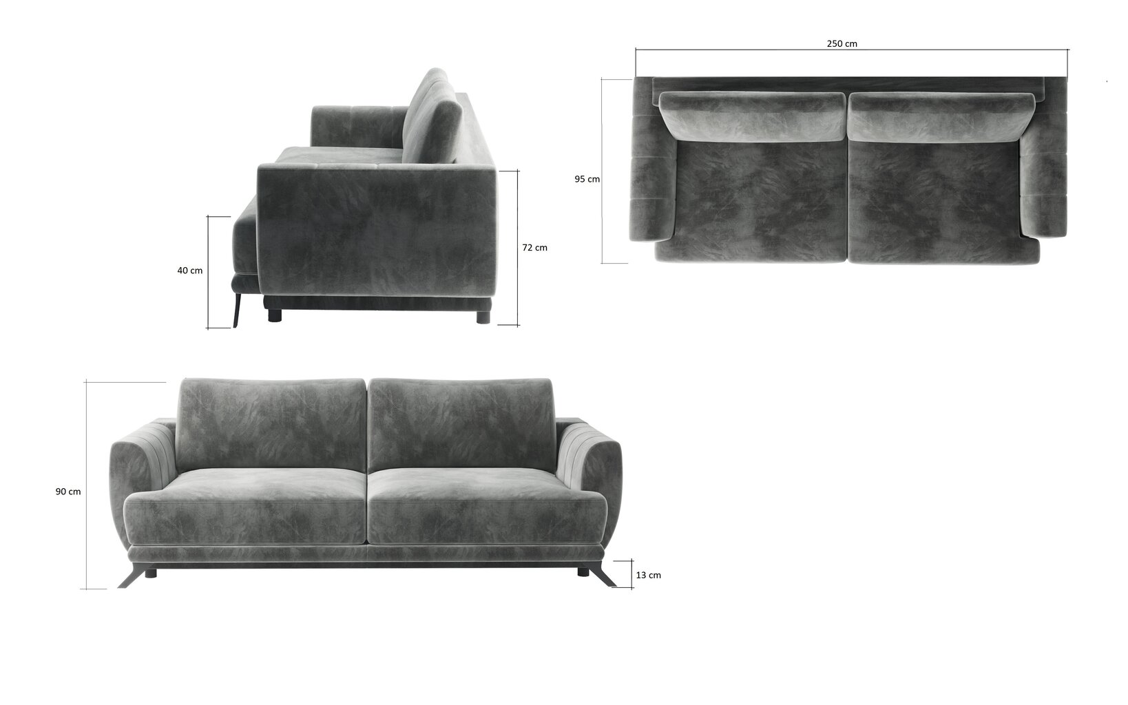 Sofa-lova NORE Megis 01, smėlio spalvos kaina ir informacija | Sofos | pigu.lt