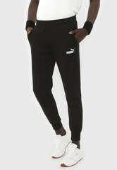Спортивные мужские штаны Puma ESS Logo Pants, чёрные цена и информация | Puma Мужская одежда | pigu.lt