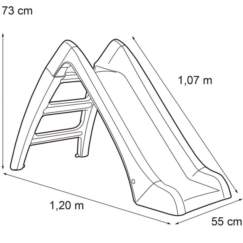 Čiuožykla Feber Garden Slide цена и информация | Čiuožyklos, laipiojimo kopetėlės | pigu.lt