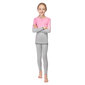 Spokey mergaičių termo apatinių kompletas ELSA, rožinė-pilka цена и информация | Žiemos drabužiai vaikams | pigu.lt