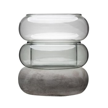 Muurla vaza-žvakidė Bagel 18.5 cm kaina ir informacija | Vazos | pigu.lt