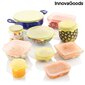 InnovaGoods daugkartinių virtuvinių dangtelių rinkinys Lidyc, 10 vnt. цена и информация | Maisto saugojimo  indai | pigu.lt