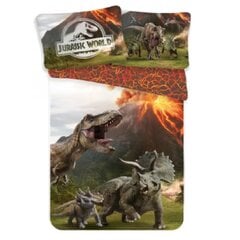 Vaikiškas patalynės komplektas Jurassic World 140x200, 2 dalių kaina ir informacija | Patalynė kūdikiams, vaikams | pigu.lt