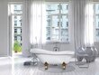 Akrilinė vonia Mexen Retro, white+gold, 150x73 cm kaina ir informacija | Vonios | pigu.lt