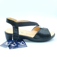 Женская уличная обувь на каблуке 412184 01, черная/sams, 412184*01-041 цена и информация | Женские туфли | pigu.lt