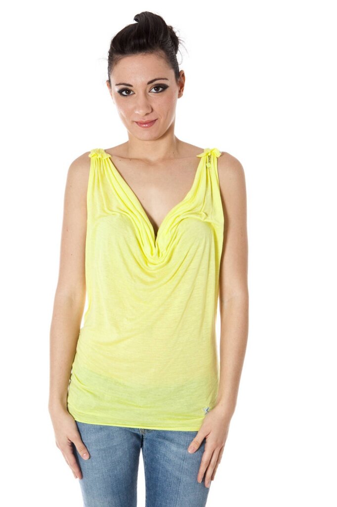 Marškinėliai moterims Zuelements, geltoni kaina ir informacija | Marškinėliai moterims | pigu.lt
