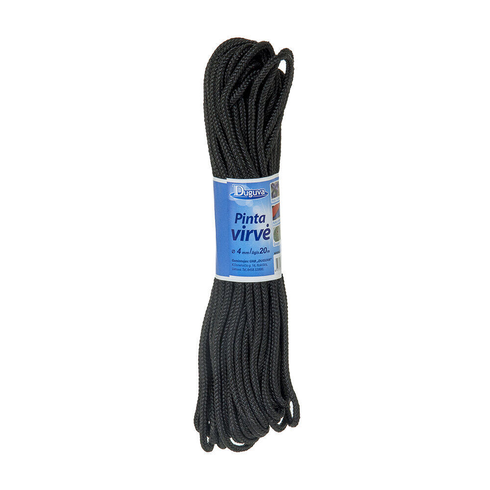 Polipropileninė pinta virvė 4 mm 20 m цена и информация | Sodo įrankiai | pigu.lt