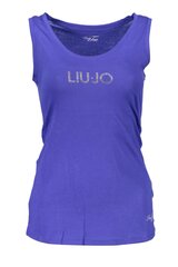 Marškinėliai moterims Liu Jo, mėlyni kaina ir informacija | Marškinėliai moterims | pigu.lt