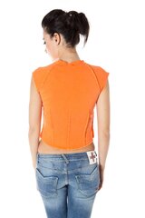 Marškinėliai moterims Zuelements, oranžiniai kaina ir informacija | Marškinėliai moterims | pigu.lt