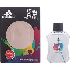 Tualetinis vanduo Adidas Team Five EDT vyrams 100 ml kaina ir informacija | Adidas Kvepalai, kosmetika | pigu.lt