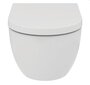 Pakabinamas klozetas Ideal Standard WC Blend Curve Aquablade su lėtai nusileidžiančiu dangčiu T374901 / T376001 цена и информация | Klozetai | pigu.lt