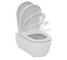 Pakabinamas klozetas Ideal Standard WC Blend Curve Aquablade su lėtai nusileidžiančiu dangčiu T374901 / T376001 цена и информация | Klozetai | pigu.lt