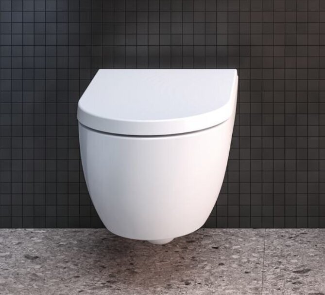 Pakabinamas klozetas Ideal Standard WC Blend Curve Aquablade su lėtai nusileidžiančiu dangčiu T374901 / T376001 цена и информация | Klozetai | pigu.lt