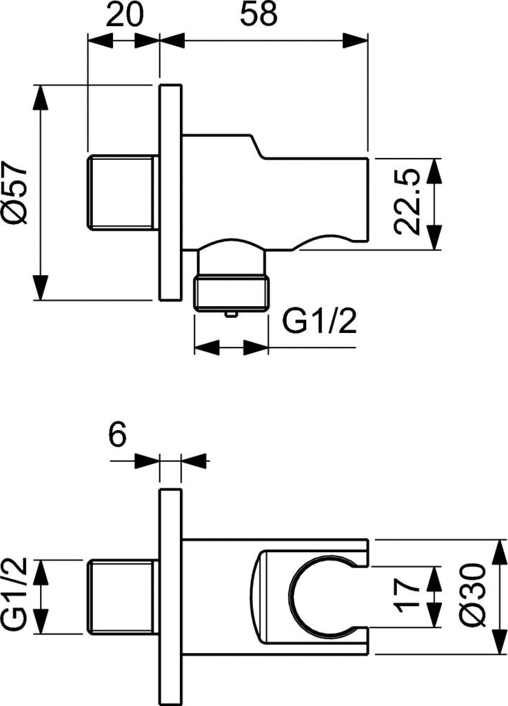 Komplektas Ideal Standard Ceratherm T 100, chromas kaina ir informacija | Vandens maišytuvai | pigu.lt