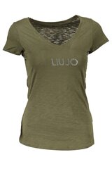 Marškinėliai moterims Liu Jo, žali kaina ir informacija | Marškinėliai moterims | pigu.lt