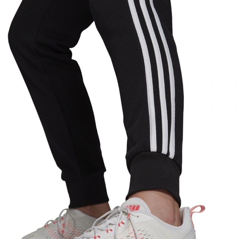 Adidas moteriškos sportinės kelnės Essentials Slim Tapered Cuffed Pant W GM8733, juodos цена и информация | Sportinė apranga moterims | pigu.lt