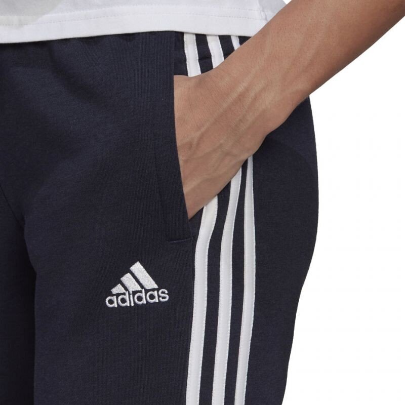 Adidas moteriškos sportinės kelnės Essentials Slim Tapered Cuffed Pant W GM8736, juodos kaina ir informacija | Sportinė apranga moterims | pigu.lt