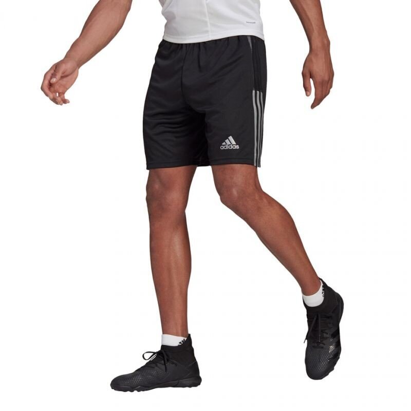 Sportiniai šortai vyrams Adidas Tiro Short Reflective Wording M GQ1038 kaina ir informacija | Sportinė apranga vyrams | pigu.lt