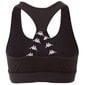 Sportinė liemenėlė moterims Kappa Ebba W 305 040 005, juoda kaina ir informacija | Sportinė apranga moterims | pigu.lt