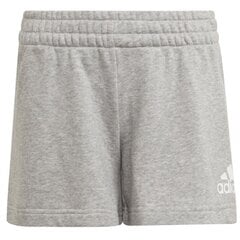 Šortai mergaitėms Adidas Bos Short Jr GU4295, pilki kaina ir informacija | Šortai mergaitėms | pigu.lt