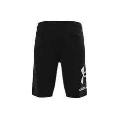 Шорты для мужчин Under Armor Rival Fleece Big Logo Shorts M 1357118-001, черные цена и информация | Мужская спортивная одежда | pigu.lt