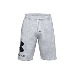 Шорты для мужчин Under Armor Rival Fleece Big Logo Shorts M 1357118-011, серые цена и информация | Мужская спортивная одежда | pigu.lt