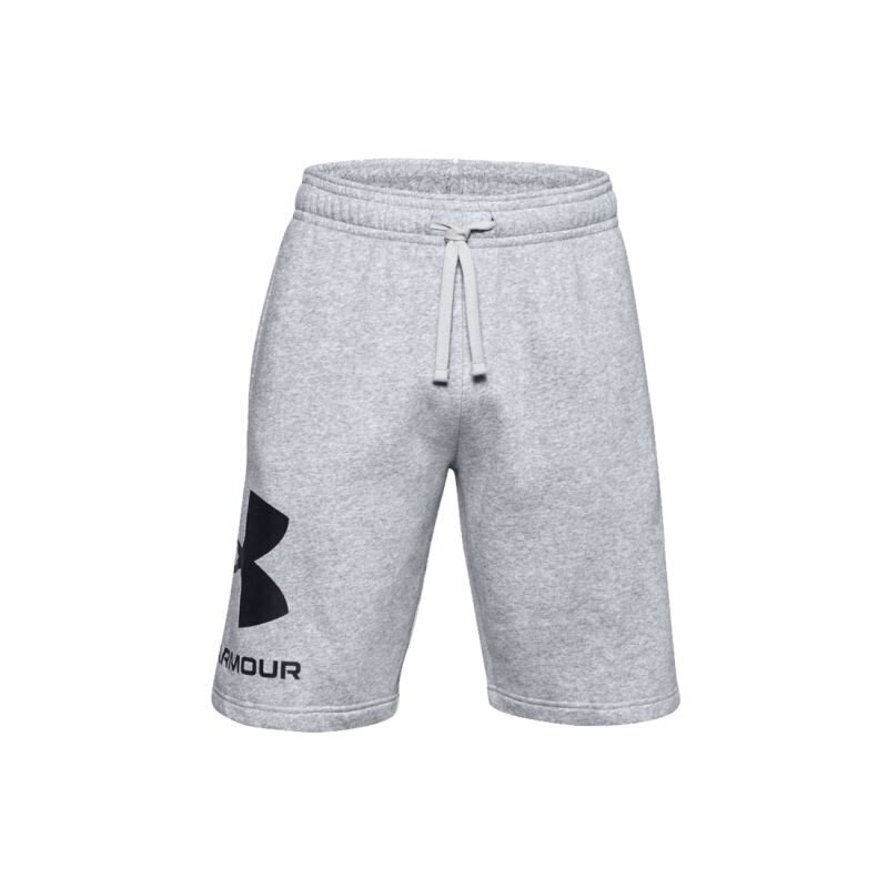 Šortai vyrams Under Armor Rival Fleece Big Logo Shorts M 1357118-011, pilki kaina ir informacija | Sportinė apranga vyrams | pigu.lt