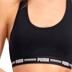 Спортивный бюстгальтер женский Puma Racer Back Top 1P Hang Sports Bra W 907862 04, черный цена и информация | Спортивная одежда женская | pigu.lt