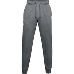 Мужские спортивные штаны Under Armor Rival Fleece 3Logo Jogger Pants M 1357 131 012, серые цена и информация | Мужская спортивная одежда | pigu.lt
