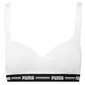 Sportinė liemenėlė moterims Puma Padded Top 1P Hang Sports Bra W 907863 05, balta kaina ir informacija | Sportinė apranga moterims | pigu.lt