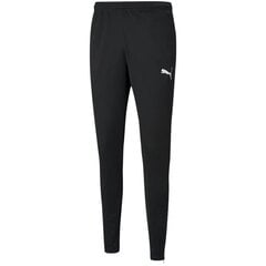 Спортивные штаны мужские Puma teamRISE Poly Training M 657390 03, черные цена и информация | Мужские термобрюки, темно-синие, SMA61007 | pigu.lt