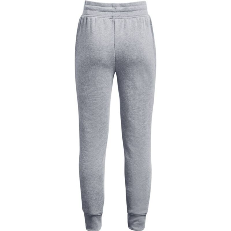 Sportinės kelnės berniukams Under Armor Rival Fleece Joggers Jr 1356 487 036, pilkos цена и информация | Kelnės berniukams | pigu.lt