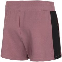 Шорты женские 4F W H4L21-SKDD011 60S, розовые цена и информация | Женские шорты | pigu.lt